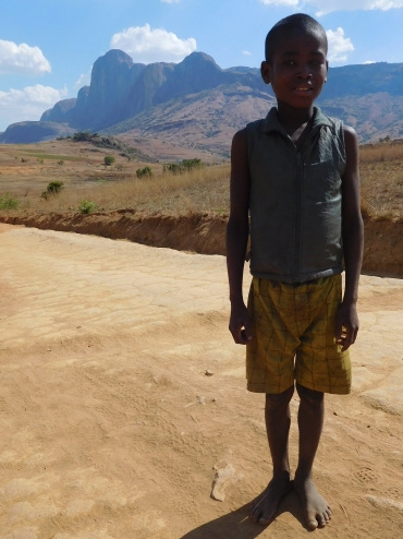 Boy in the Tsaranoro Valley