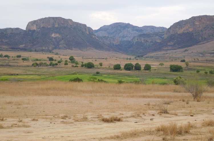 Landscape near National Park Isalo
