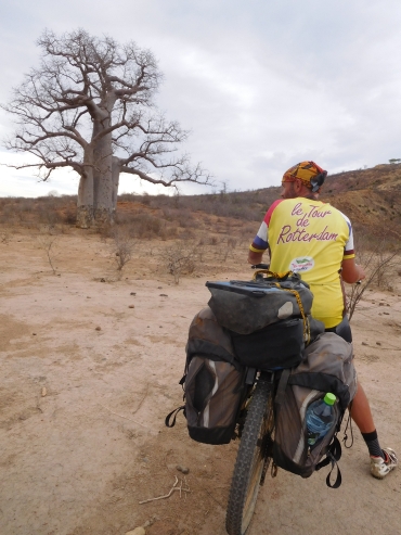 Willem with baobab