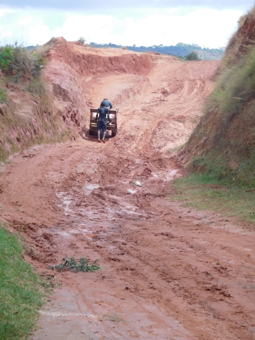 Clay road near Ambohimanga