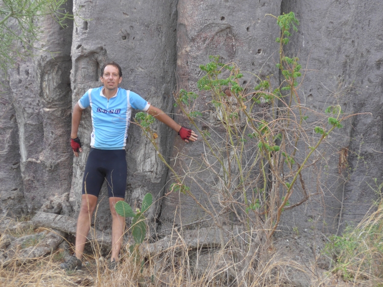Near a baobab. Picture from Willem Hoffmans