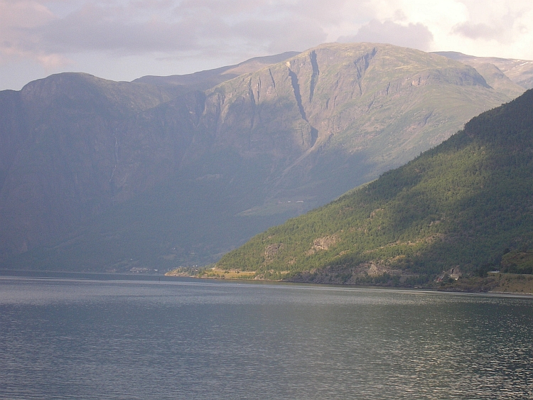 The Aurlandsfjord, end of the Rallarvegen