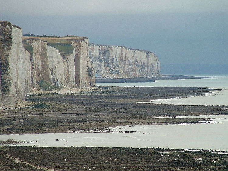 The limestone cliffs of Ault