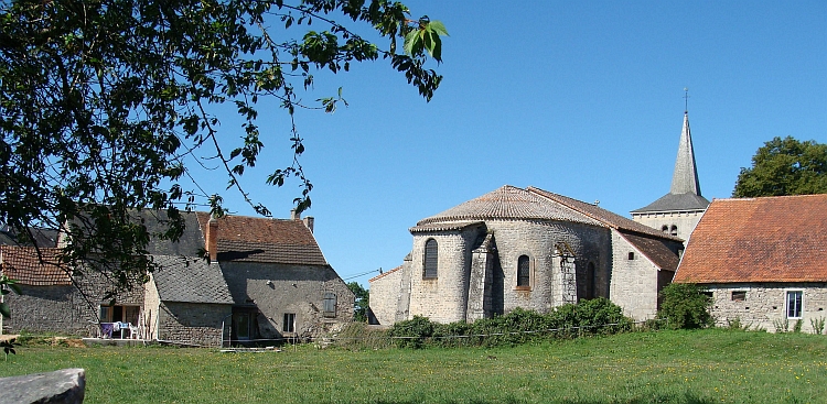 The church of Toulx Sainte Croix