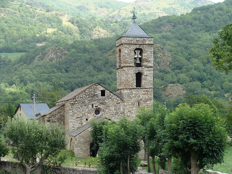 The church of Taüll in the Spanish Pyrenees