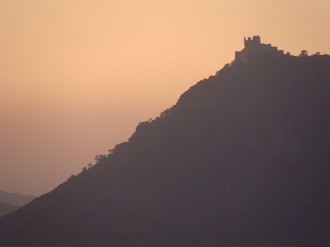 Hill scenery around Udaipur